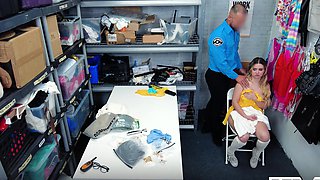 Aria Banks gets fucked by her boss in the office