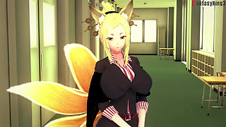 Hot Teacher Rossweisse Invites Me to Her House to Fuck
