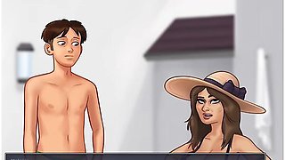 Summertime Saga V0.20.5 - Pt.253 - Foot Massage And High Sexual Appeal With Car Toon