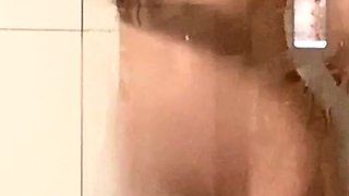 Amateur short haired teen brunette with