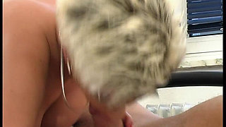 Busty Blonde Wife Takes Another Man's Cock