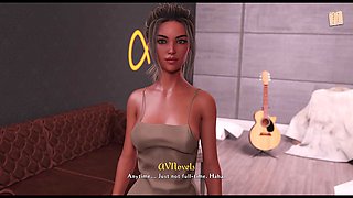 Steamy visual novel featuring busty brunettes and erotic tales