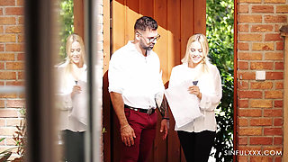 My Boyfriend Ordered Sex Toys so We Can Play Together! Lorenzo Viota  & Maya Rose for SinfulXXX