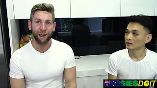 Lawrences Hard Cock Spreads Australian Saints Legs Wide