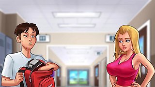 Bhabi and dever get it on in Summertime Saga