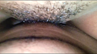 Young boy fucks his hot girlfriend's wet pussy