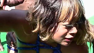 SHANICE LOVE'S 1ST BUKKAKE GANGBANG