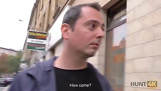 Hunt4k. female accepts currency and lets guy fuck her twat next to boyfriend