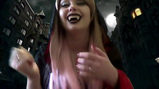 Giantess Vampire want to play for you... but not for long time!