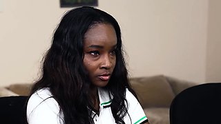 Black milf rides principal and milks bbc