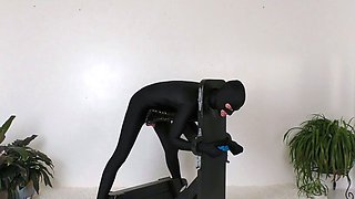 Femdom fetish mistresses fuck bdsm loser with strapon