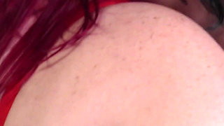 Spanking the Chubby White Girl's Butt