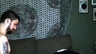 Small titted brunette amateur anal nailed at home