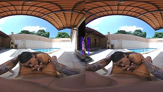 PURITYVR Perversions in public pool with Izadora