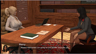 Project Hotwife - Gameplay - Roleplay - Lesbian Teasing Each Other