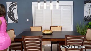 Starstruck Hispanic oiled and titty banged