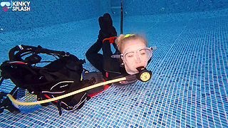 Hogtied & Breathless: Underwater Scuba Tease