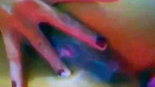 Asian Amateur Rosebud Fists Herself