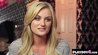 Unpredictable Blonde Milf Posed Naked After Posing In L