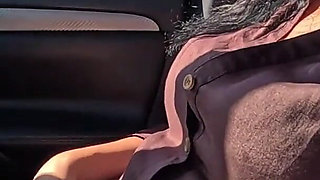 Intense Car Play - Tight Leggings Masturbation, Blowjob & Messy Facial 305