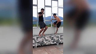 2 thieves invadedto my building looking for jewelry and I concluded up having assfucking hump with both of them.