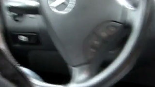 Julias Fuck in the Car While Cuckold Is Not There