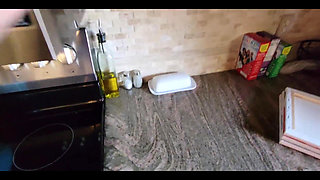 Step Son Surprises Stepmother with His Huge Rock Hard Teen Cock and Accidental Creampie on Mother's Day