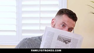 Familystrokes - showing her pussy (Averie Moore) for perverted stepuncle