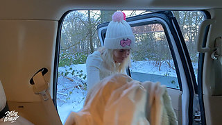 Cute Blonde Slut Caught Pissing and Fucked in the Ass