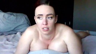Big boobs milf masturbates with her dildo