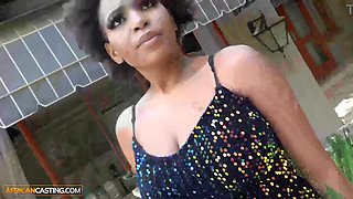 Busty Ebony MILF Grinds on BBC Reverse Cowgirl in POV Casting