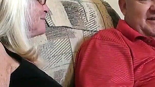 Old GILF Sucks Cock Like She Hasn’t Seen One in Years