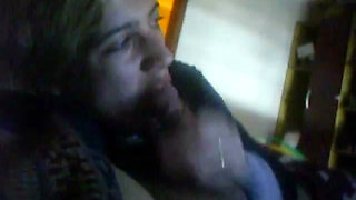 blonde wife sucks cock tenderly and catch a surprise cum in mouth
