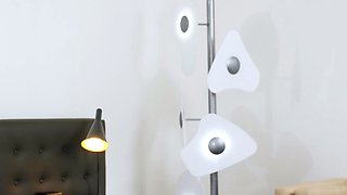 Adorable brunette masturbation with big toy