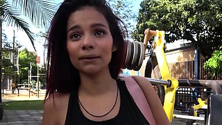 This BIG TITS LATINA taking full control