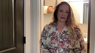 Caught spying on mommy - mom