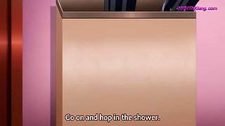 Hentai hubby makes new wife squirt hard all over hotel bed