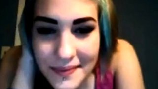Emo Amateur's Funky Hair Cam Show
