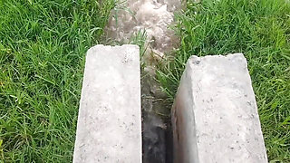 Pakistani JEJU Fuck Her Hot Latina Sali In The Toilet (Hindi Audio)