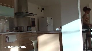 Slim Black Girl Gets Hard Double Penetration by Repair Technicians