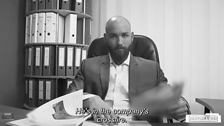 Mr Big's Tantalizing Secretary Sparks Passion in German Office