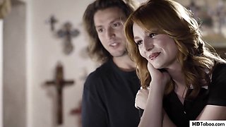 UNSPOILED TABOO Crooked Minded Guy Brings Home Girfriend To His Grieving Step Father - Tommy Pistol And Lacy Lennon