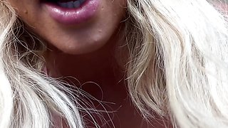 Muscular Blonde Woman POV Femdom Fighting Beatdown