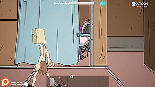 Garu's Fuckerman Train: Big Cock Anime Hentai with Creampie