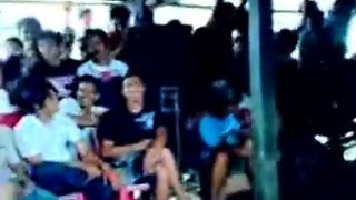 Kalimantan Indonesian Babe Strips to Dangdut Music