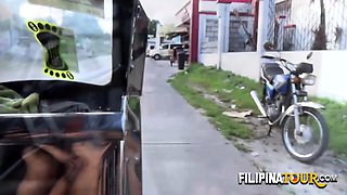 Tattooed FILIPINA gets hammered by foreigner with FAT cock