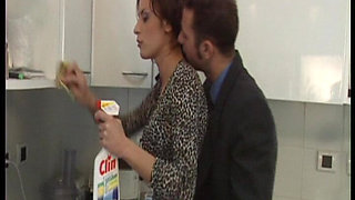 Ginger German MILF Housewife with Naturals Gets Pounded at Home