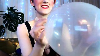 Sexy Arab Redhead's Kinky Solo Webcam Show