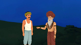 Cartoon Story of a Beautiful Village
