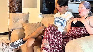 Big Natural Tits Stepmother Rides Her Stepson